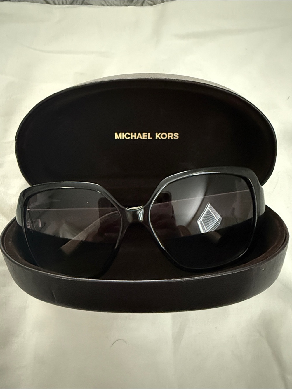Michael Kors Black Gradient Oversized Women's Sunglasses
